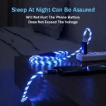 3-en-1-Luz-LED-brillante-3A-Carga-r-pida-Micro-USB-Tipo-C-Cable-para