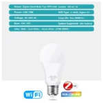 Bombilla-Led-Zigbee-3-0-de-18W-y-15W-l-mpara-RGB-WW-CW-E27-Tuya