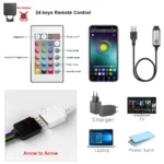 Cinta-de-luz-LED-con-Bluetooth-y-USB-cinta-Flexible-de-luces-RGB-5050-SMD-5V