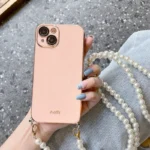 Funda-de-tel-fono-con-correa-cruzada-de-perlas-chapadas-cord-n-de-cadena-para-Samsung