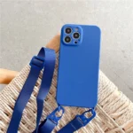 Funda-de-tel-fono-de-silicona-suave-con-correa-de-collar-cruzado-carcasa-trasera-para-iPhone