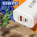 GaN-cargador-USB-tipo-C-de-carga-r-pida-adaptador-de-carga-de-pared-para-tel