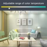 MOES-luz-descendente-LED-inteligente-con-WiFi-atenuaci-n-Zigbee-punto-redondo-7-10W-RGB-cambia